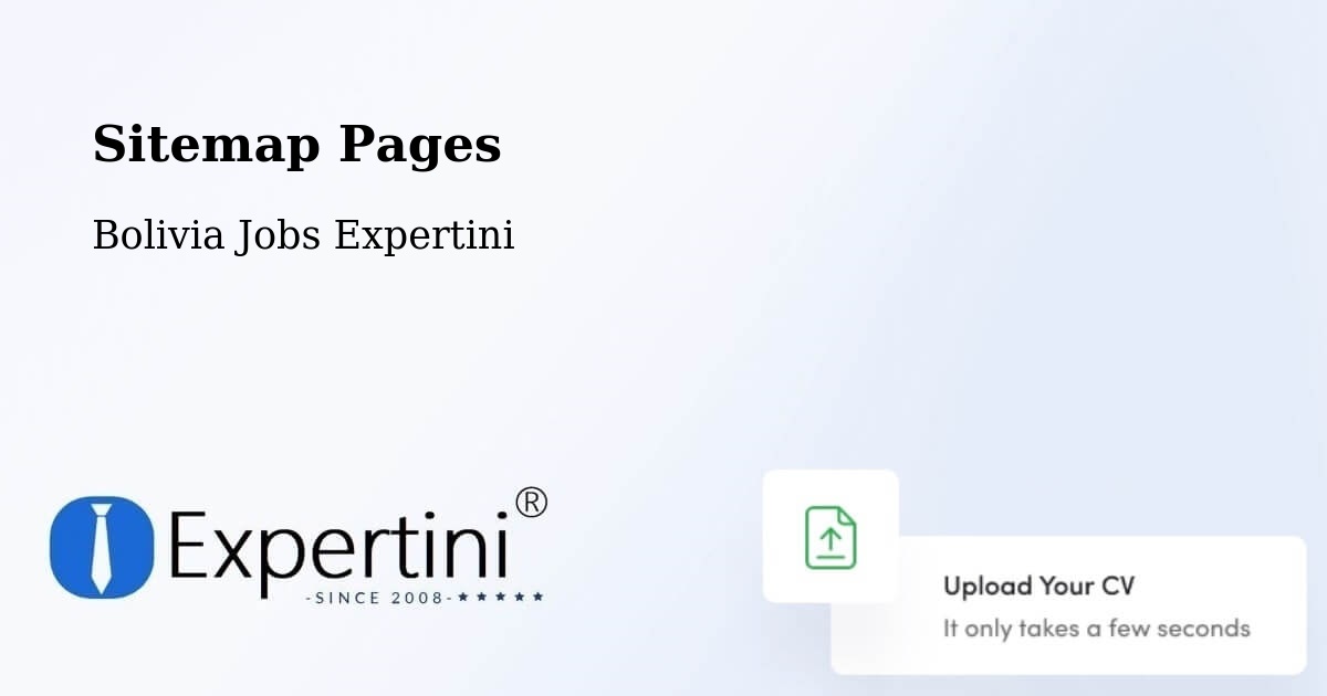 Sitemap Pages - La Paz - Bolivia Jobs Expertini